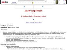 Early Explorers Lesson Plan