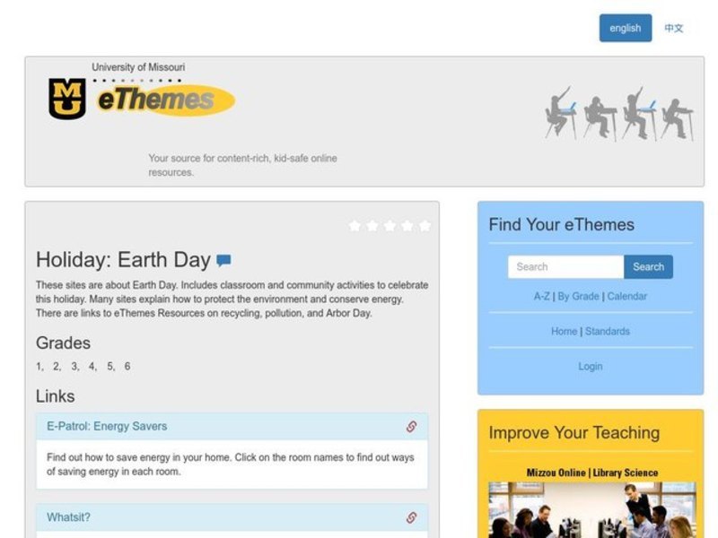 Earth Day Lesson Plan