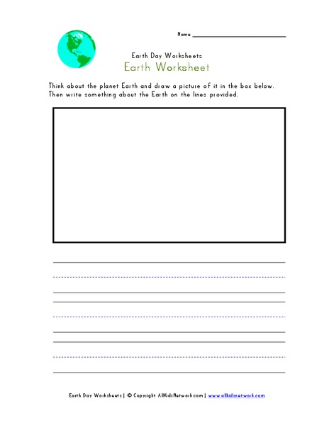 Earth Day Activity Worksheet