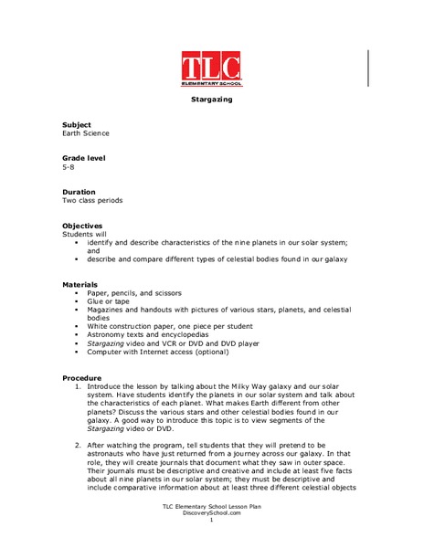 Earth Science Lesson Plan