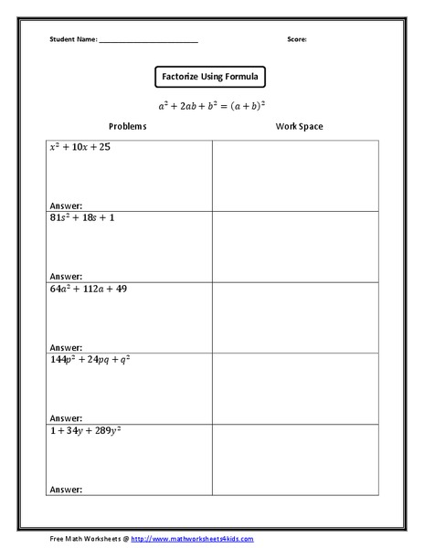 Math worksheets for Kids Interactive