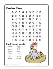 Easter Fun Worksheet