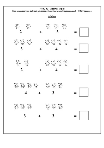 Easy Addition Worksheet