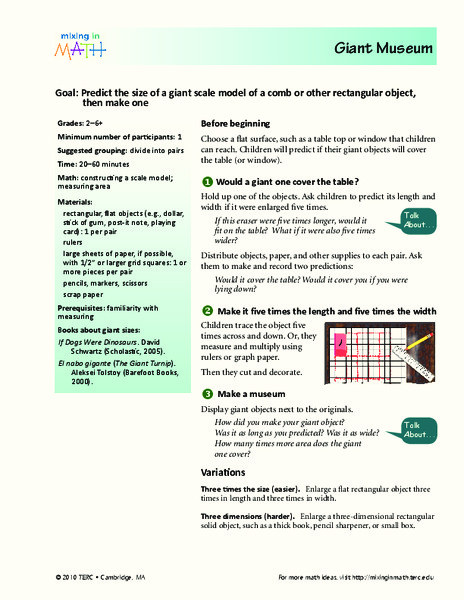 Giant Museum Lesson Plan