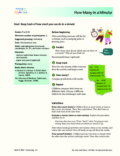 How Many in a Minute Lesson Plan