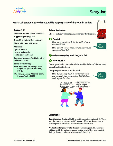 Penny Jar Lesson Plan