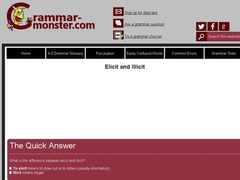 Elicit/Illicit Interactive