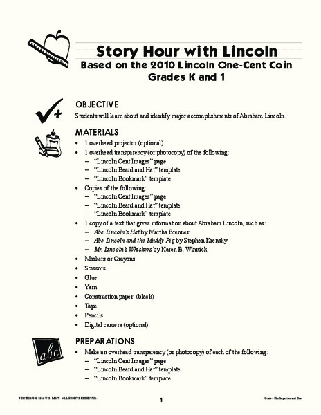 Story Hour with Lincoln Lesson Plan