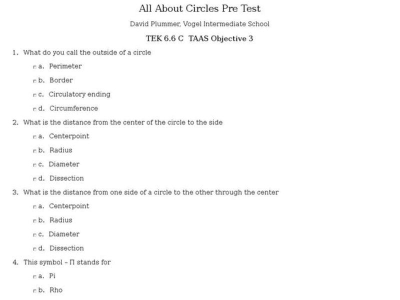 All About Circles Interactive