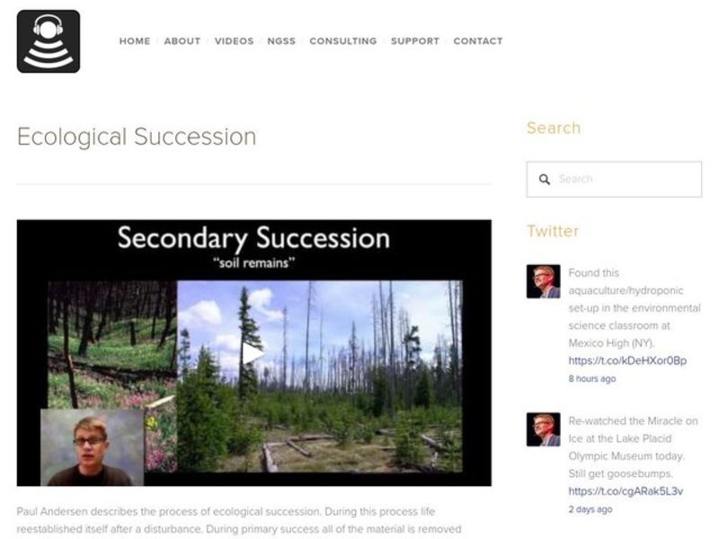 Ecological Succession Instructional Video