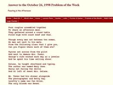 Feasting in the Afternoon Worksheet