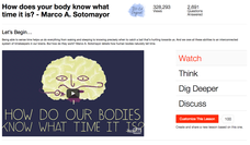How Does Your Body Know What Time It Is? Instructional Video