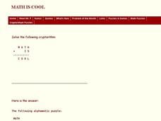 Math is cool Worksheet