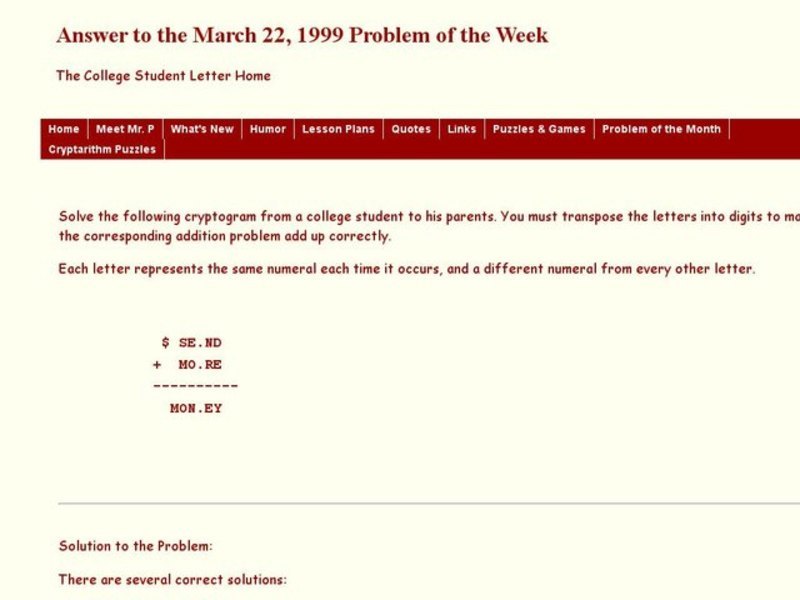 The College Student Letter Home Worksheet