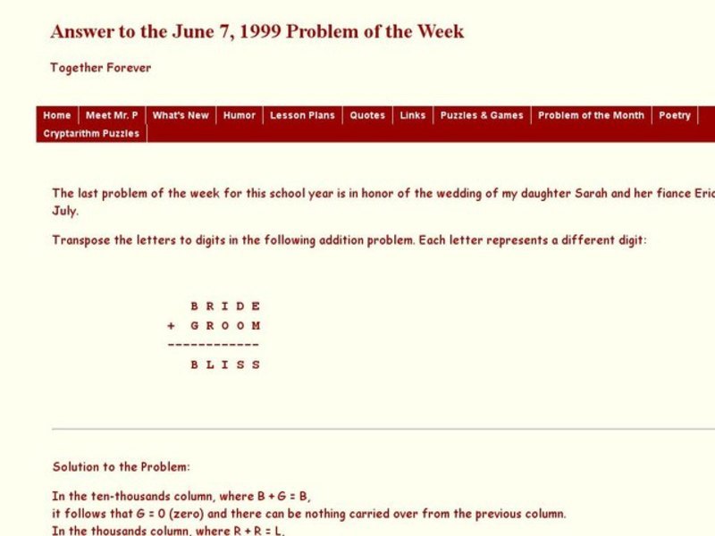 Together Forever Worksheet