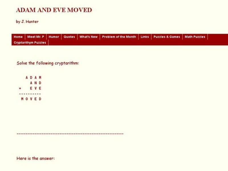 Adam and Eve Moved Worksheet