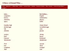 Looking For Patterns of Likes and Dislikes Interactive