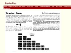 Domino Daze Worksheet