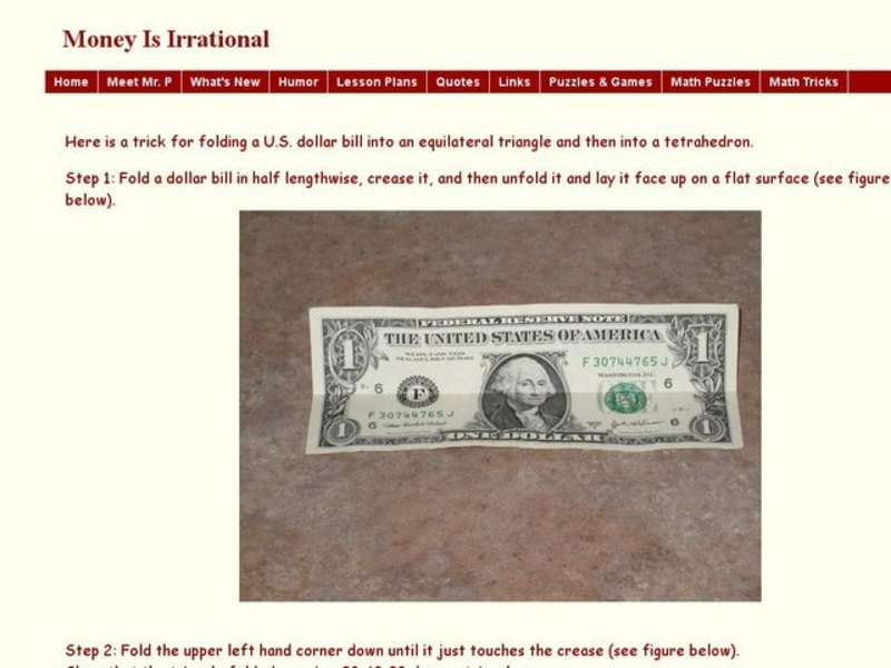 Money Is Irrational Worksheet