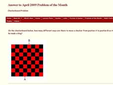Checkerboard Problem Worksheet