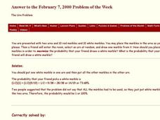 The Urn Problem Worksheet