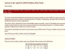 The A.H.S.M.E. Worksheet