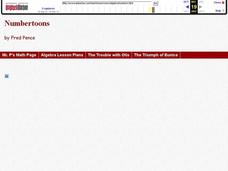 Numbertoons Worksheet