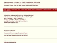 A Divisibility Problem Worksheet