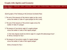 Graphs with Algebra and Geometry Worksheet