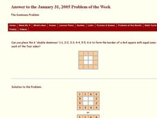 The Dominoes Problem Worksheet