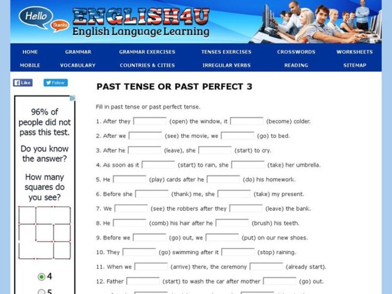 Past Perfect 3 Interactive