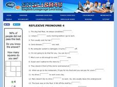 Reflexive Pronouns 4 Interactive