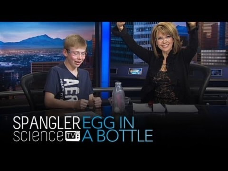 Egg in a Bottle...The Tricky Way - Cool Science Experiment Instructional Video