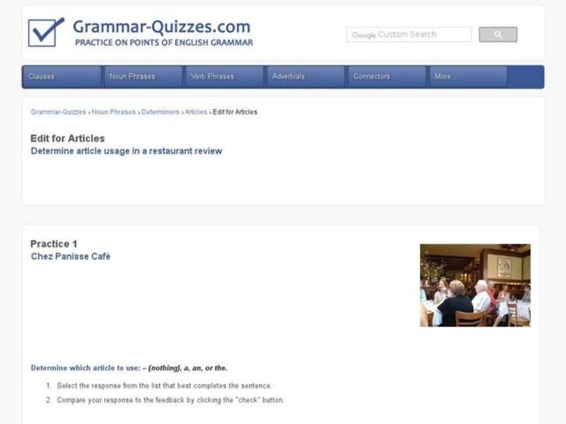 A, An, The Interactive