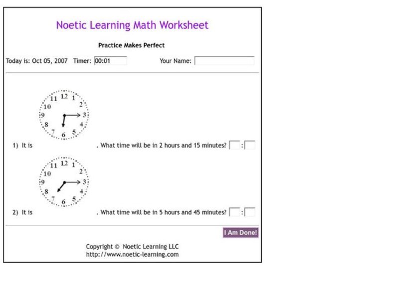 Elapsed Time Interactive