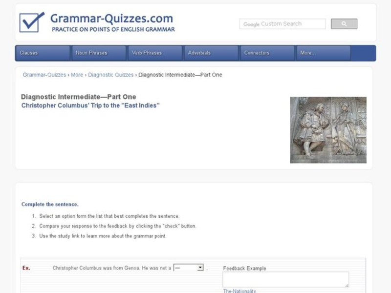 Grammar Quiz Worksheet
