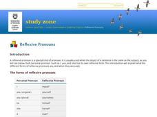 Using Reflexive Pronouns Interactive