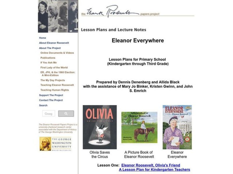 Eleanor Everywhere Lesson Plan