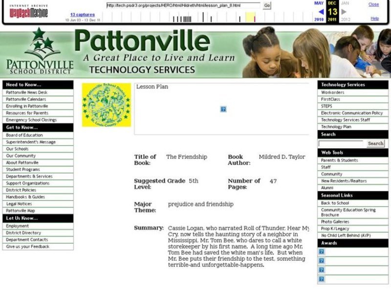 Comprehension Questions for The Friendship Worksheet