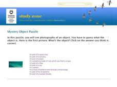 Mystery Object Puzzle Worksheet