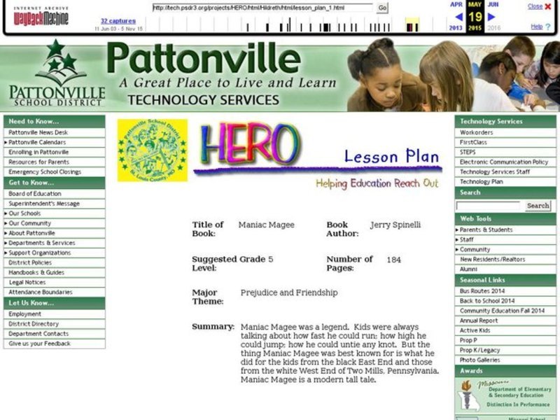 Maniac Magee: Questions to Foster Discussion Worksheet