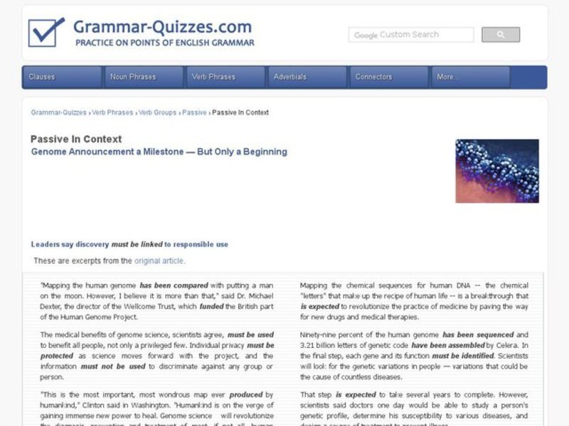 Passive in Context Interactive