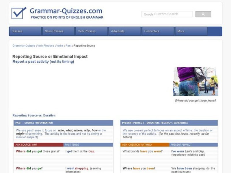  Past Tense vs. Present Perfect Interactive