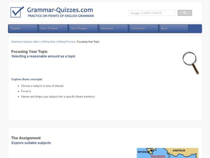 Focus on the Topic When Writing Interactive