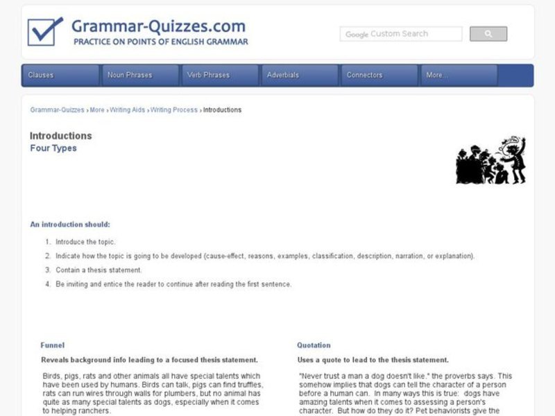 Writing Introductions Interactive