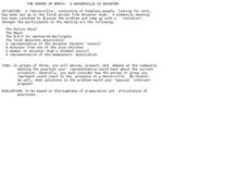 The Grapes of Wrath: A Hooverville in Ancaster Activity