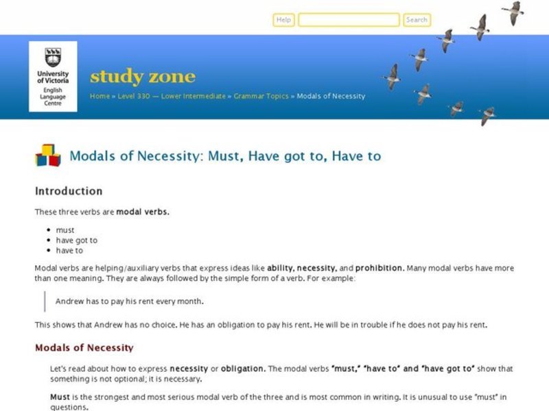 Must, Have got to, Have to Worksheet