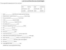 Look, Like and Seem Exercise Interactive