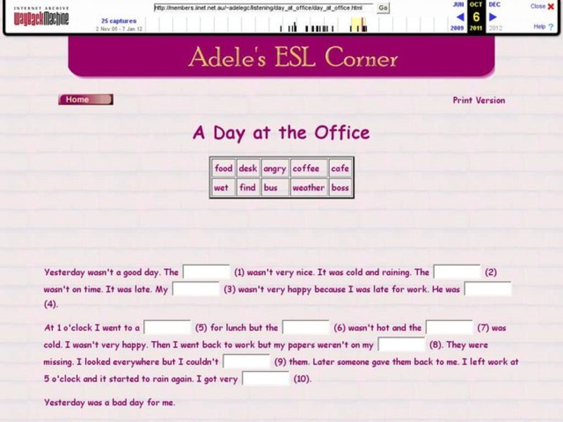 A Day at the Office Interactive