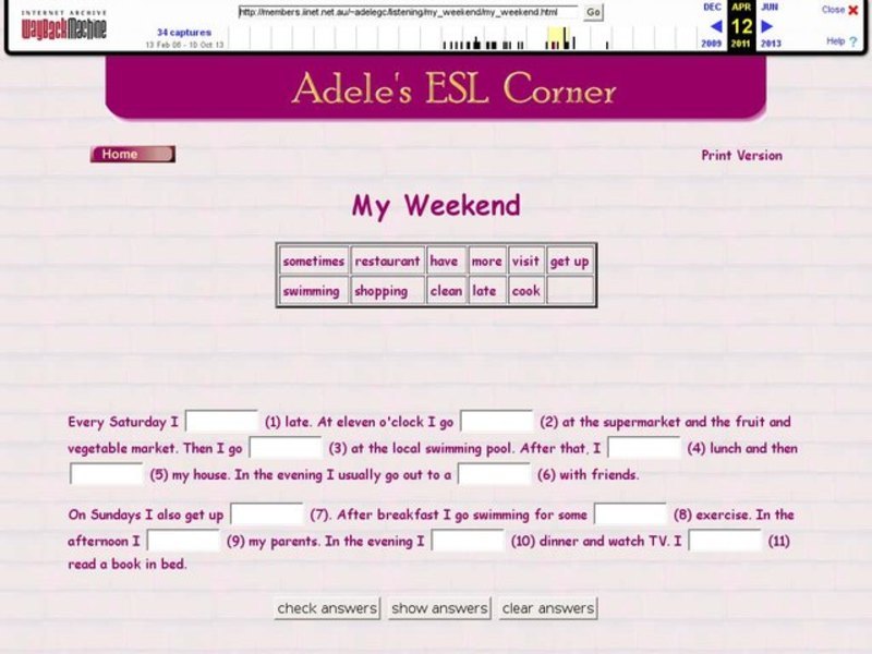 My Weekend Interactive